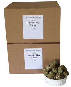 Timothy Hay Mini Cubes for Pets