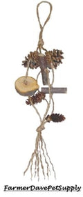 Apple Wood & Pinecone Chew Toy