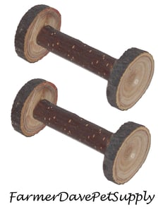 Two-Wheeler Apple Chew Toy - Dual Pack