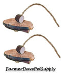 Teeter Disk Apple Chew Toy - Dual Pack