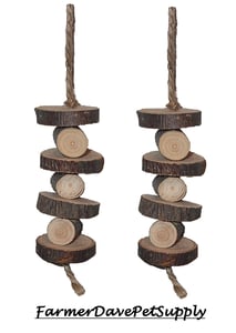 Stacked Apple Chew Toy - Dual Pack